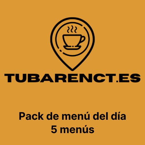 Pack de menú del día – 5 menús